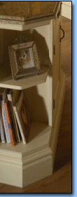 Framed kitchen Island unit with pilasters