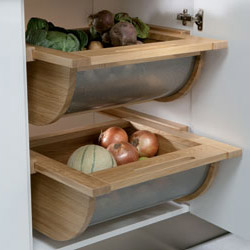 kitchen base pull-out modern decor baskets