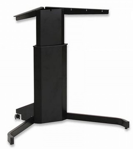 Breakfast bar lift system in black