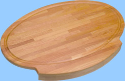 Kitchen corner base turn-motion worktop in beech