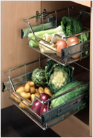 kitchen Base Pull-Out Vegetable Baskets