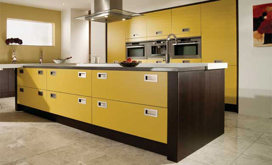 Kitchen as Tavola Oak in Black Brown Ferrara & Ginger