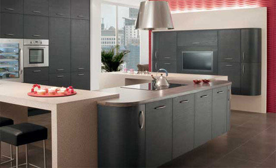 Kitchen as Tavola Oak Hacienda Black