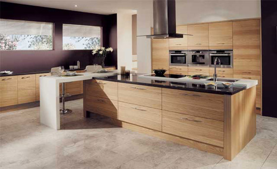 Kitchen as Tavola Oak Light Oak