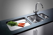 Click to enlarge Blanco Ypsilon 550t Under-mount drainer
