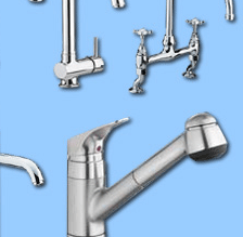 Image collection of sixteen kitchen taps